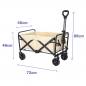 Marbueno Beige Foldable Multipurpose Cart for Beach and Camping Marbueno Beige Foldable Multipurpose Cart for Beach and Camping