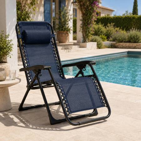 Marbueno Folding Lounger for Garden and Pool