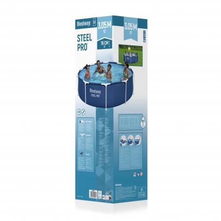 Bestway piscina rigida adulto 305x76 cm jardin