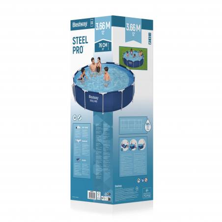 Bestway piscina rigida adulto 366x76 cm jardin