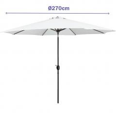 Sombrinha Marbueno 270 cm para Jardim e Exteriores