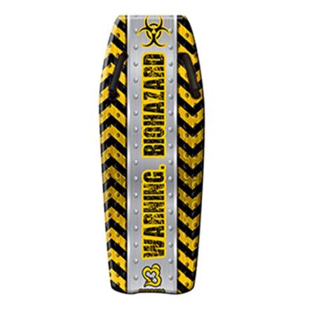 Marbueno Tabla de Surf EPS Con Asas Diseño Biohazard 104 cm