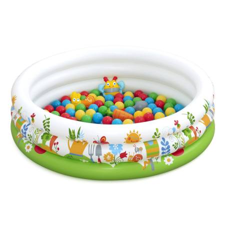 Piscina inflável infantil Bestway 3 aros 102x25 cm
